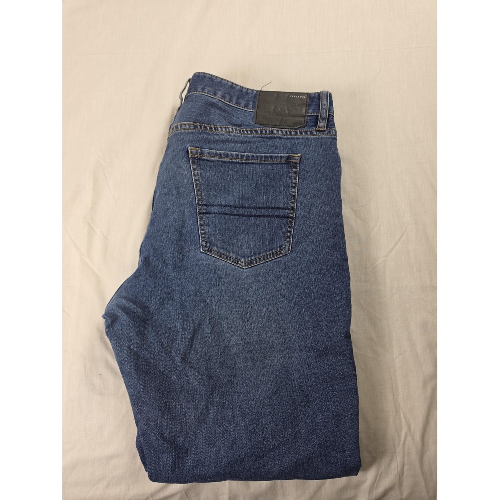 Five Four Jeans Mens 36x30 Blue Relaxed Straight Leg Stretch Denim Casual Pants